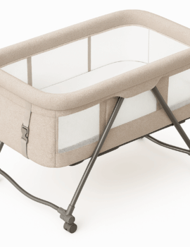 UBRAVOO Baby Grab-and-go Travel Cot – Cream