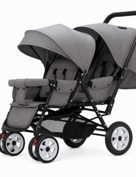 Wandercub Twin Travel Stroller – Grey